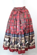 画像2: Angelic Pretty / British Bearティアードスカート  赤 I-26-10-15-071-AP-SK-SA-ZI (2)