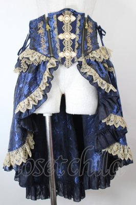 Preview of Princess of Thorns Corset  青ｘゴールド
