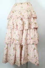 画像2: PINK HOUSE / ブロッサムローズプリントスカート  ピンク I-26-10-15-097-LO-SK-SA-ZI (2)