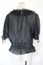 画像2: Angelic Pretty / マドレーヌレースブラウス  黒 I-26-10-17-004-AP-BL-SA-ZI (2)