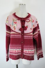 画像1: PINK HOUSE / PETER RABBIT CARDIGAN  ボルドー I-26-10-17-048-LO-TO-SA-ZI (1)