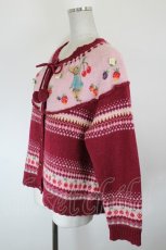 画像2: PINK HOUSE / PETER RABBIT CARDIGAN  ボルドー I-26-10-17-048-LO-TO-SA-ZI (2)