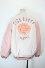 画像2: PINK HOUSE / ローズワッペン使いスタジャン  ピンク I-26-10-17-060-LO-JA-SA-ZI (2)