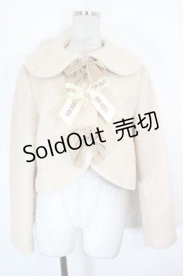 Preview of PINK HOUSE×misako aokiリボン付きショートコート  ベージュ