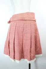 画像2: Shirley Temple / グレンチェックスカート  赤チェック I-26-10-17-072-ET-SK-SA-ZI (2)