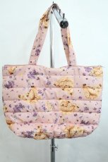 画像2: PINK HOUSE / テディリース柄トートBag  ピンク I-26-10-17-110-LO-BG-TE-ZI (2)