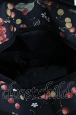 画像3: PINK HOUSE / ムック本付録　チェリーボストンバッグ  黒 I-26-10-17-111-LO-BG-TE-ZI (3)