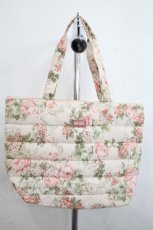 画像1: PINK HOUSE / ロージアフルーリィ柄キルティングトートBag  ピンク I-26-10-17-116-LO-BG-TE-ZI (1)