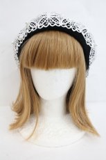 画像2: m petit by misako / TT*AMレースBベレー  黒Ｘ白 I-26-10-17-120-LO-AC-SA-ZI (2)