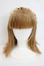 画像2: Mary Magdalene / ローズレースリボンカチューシャ  生成り I-26-10-17-121-CL-AC-SA-ZI (2)