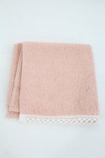 画像2: PINK HOUSE / フラワーロゴ刺繍タオルハンカチ  ピンク I-26-10-17-136-LO-ZA-SA-ZI (2)