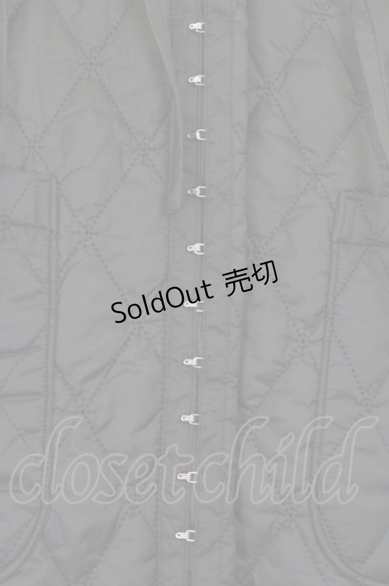 画像3: Candy Stripper / FRILL COLLAR PRECIOUS QUILTING JACKET  黒 I-26-10-20-035-PU-JA-TE-ZI (3)