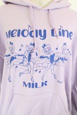 画像3: MILK / melody lineパーカー  ラベンダー I-26-10-20-004-ML-TO-SA-ZI (3)