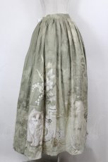 画像4: YiMengGe（海外ロリータブランド） / 中華風ロリィタセットアップ XL アイボリー×グリーン I-26-10-20-039-LO-OP-TE-ZI (4)