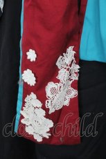 画像4: Favorite / 和洋折衷着物風花柄×Laceワンピース M?L 黒 I-26-10-20-040-LO-OP-TE-ZI (4)