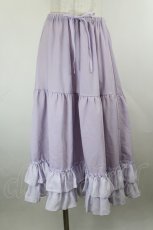 画像1: axes femme kawaii / ミディフリルペチスカート M ラベンダー I-26-10-20-066-AX-SK-TE-ZI (1)
