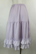 画像3: axes femme kawaii / ミディフリルペチスカート M ラベンダー I-26-10-20-066-AX-SK-TE-ZI (3)
