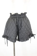 画像1: Candy Stripper / PRECIOUS QUILTING SHORTS 2 黒 I-26-10-20-093-PU-PA-TE-ZI (1)