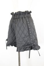 画像2: Candy Stripper / PRECIOUS QUILTING SHORTS 2 黒 I-26-10-20-093-PU-PA-TE-ZI (2)