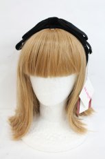 画像2: PINK HOUSE / little sunny bite×PINK HOUSE big ribbon  黒 I-26-10-20-107-LO-AC-SA-ZI (2)