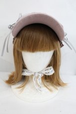 画像2: Candy Stripper / HEAD DRESS CAP  ピンクＸ白 I-26-10-20-109-PU-AC-SA-ZI (2)
