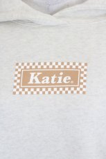 画像4: Katie / FLAG CHECK LOGO hood F OATMEAL I-26-10-20-012-LO-TO-TE-ZI (4)