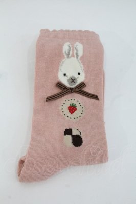 Preview of クッキーラビッツモチーフソックス  ピンク