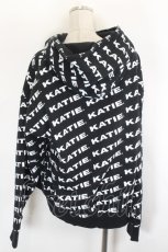 画像2: Katie / KATIE LOGO FAB BIG HOODIE F 黒 I-26-10-20-016-LO-TO-TE-ZI (2)
