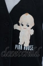 画像3: PINK HOUSE / キューピーベスト  黒Ｘベージュ I-26-10-20-026-LO-JA-SA-ZI (3)