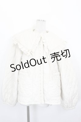 Preview of FRILL COLLAR PRECIOUS QUILTING JACKET 2 ベージュ