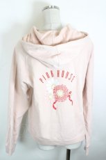 画像2: PINK HOUSE / 雛菊プリントパーカー  ピンクＸ赤Ｘ白 I-26-10-22-037-LO-TO-SA-ZI (2)
