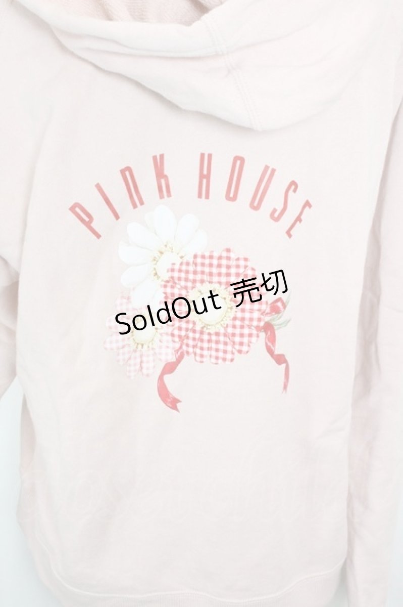 画像3: PINK HOUSE / 雛菊プリントパーカー  ピンクＸ赤Ｘ白 I-26-10-22-037-LO-TO-SA-ZI (3)