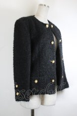 画像3: INGEBORG / 金釦使いツイードジャケット  クロ I-26-10-22-053-LO-JA-OW-ZI (3)