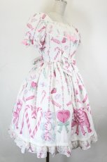 画像3: Angelic Pretty / Candy Ornamentワンピース  白 I-26-10-22-055-AP-OP-TE-ZI (3)