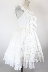 画像3: Angelic Pretty / Sweetフリルジャンパースカート  白 I-26-10-22-058-AP-OP-SA-ZI (3)