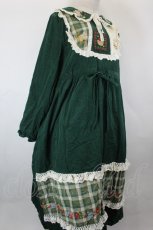 画像3: Wild Garden / アニマル&お花刺繍コーデュロイワンピース F グリーン I-26-10-22-059-LO-OP-TE-ZI (3)