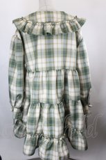 画像2: Kutir / 【クティールとレトロ】アソートティアードリボンミニワンピース  グリーン I-26-10-22-068-LO-OP-TE-ZI (2)