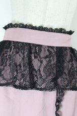 画像4: Ank Rouge / レースペプラムスカート M ピンク×黒 I-26-10-22-080-CA-PA-TE-ZI (4)