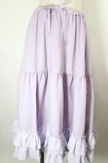 画像1: axes femme kawaii / ミディフリルペチスカート M ラベンダー I-26-10-22-081-AX-SK-TE-ZI (1)