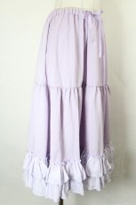 画像3: axes femme kawaii / ミディフリルペチスカート M ラベンダー I-26-10-22-081-AX-SK-TE-ZI (3)
