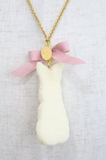 画像3: Q-pot. / ミルクなうさぎクッキーネックレス   I-26-10-22-096-QP-AC-TE-ZI (3)
