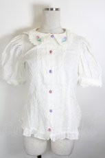画像1: Angelic Pretty / Tulip Bouquetブラウス  白 I-26-10-22-002-AP-BL-TE-ZI (1)