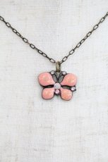 画像2: ANNA SUI / 蝶モチーフネックレス  ピンク I-26-10-22-104-PU-AC-SA-ZI (2)