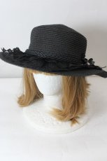 画像5: axes femme / 巻きバラレースカンカン帽  黒 I-26-10-22-118-AX-AC-TE-ZI (5)