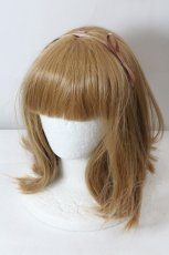 画像5: Maison de FLEUR Petite Robe canone / ロゴリボンカチューシャ  オレンジベージュ I-26-10-22-119-LO-AC-TE-ZI (5)