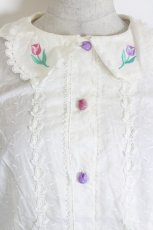 画像3: Angelic Pretty / Tulip Bouquetブラウス  白 I-26-10-22-002-AP-BL-TE-ZI (3)