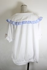 画像2: Whinny / ドリームりぼんキュートすぅぇ  白Ｘ青 I-26-10-22-022-PU-TO-SA-ZI (2)
