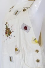 画像3: KETTY / フルーツ刺繍ジャンパースカート  白 I-26-10-25-060-LO-OP-SA-ZI (3)