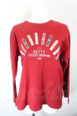 画像1: KETTY / ロゴワッペンカットソー  赤 I-26-10-25-011-LO-TO-SA-ZI (1)