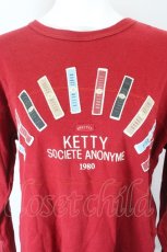 画像3: KETTY / ロゴワッペンカットソー  赤 I-26-10-25-011-LO-TO-SA-ZI (3)